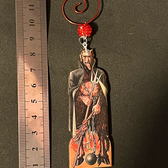 Krampus Ornament Set - Krampusnacht Holiday Decor Collectible Gift - xmas devil - Picture 7 of 13